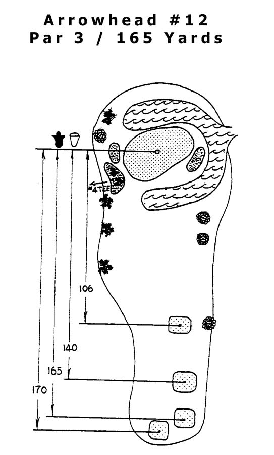 Arrowhead Hole 12 Layout
