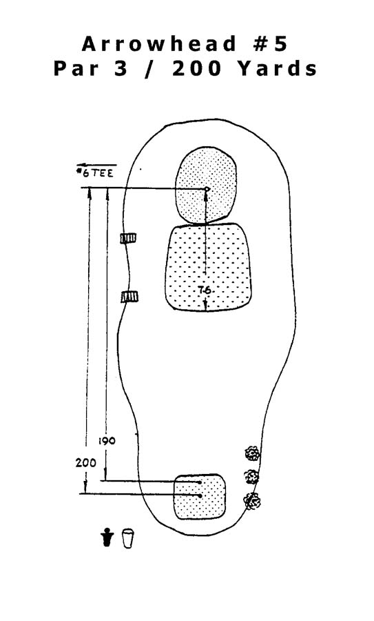 Arrowhead Hole 5 Layout