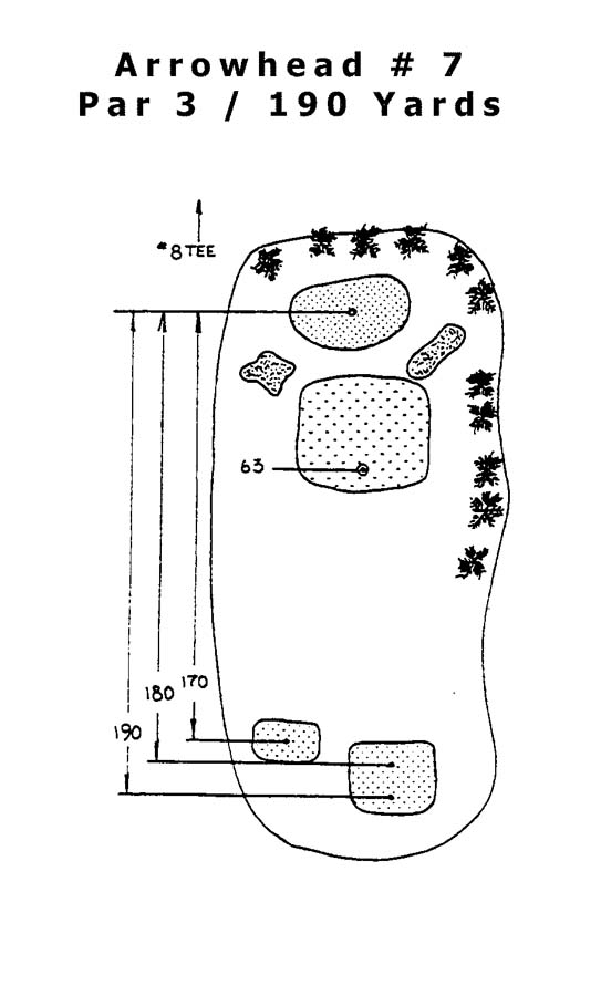 Arrowhead Hole 7 Layout