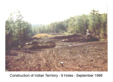 Construction of Indian Territory - September 1988